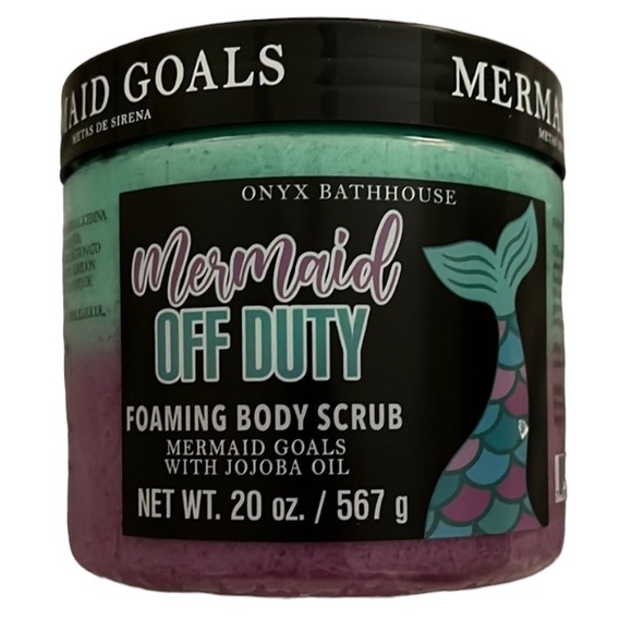 onyx bathhouse Other - NEW mermaid goals foaming body scrub coconut/lime